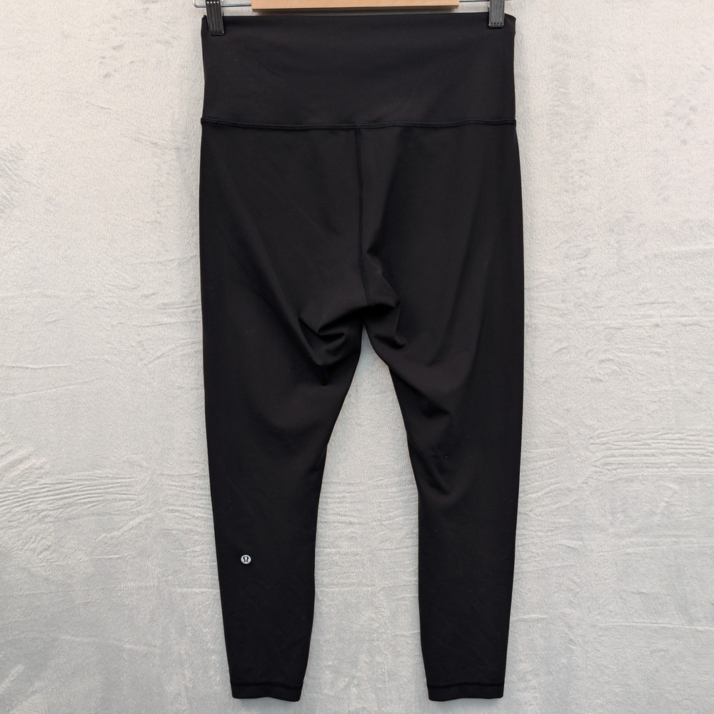 Lululemon Wunder Train High-Rise Tight 25" Size 10 Black Athleisure Leggings